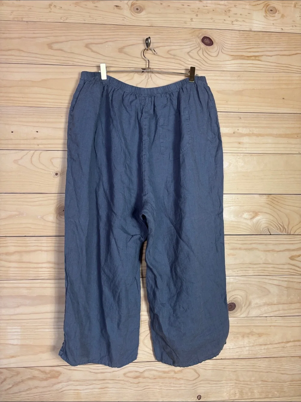 Flax dark gray linen pants size 3G 24‎